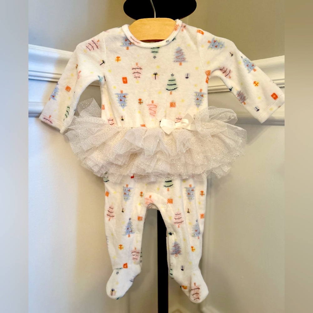 Baby Essentials White Footies One Piece